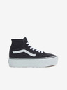 Vans Sötétszürke női boka szarvasbőr tornacipő VANS UA SK8-Hi Tapered Stackform