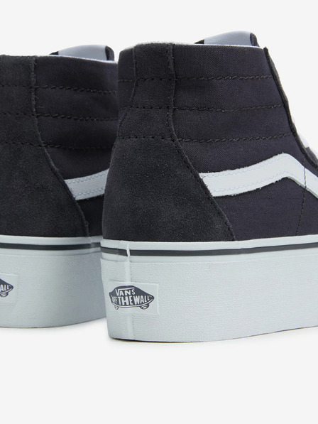 Vans Sötétszürke női boka szarvasbőr tornacipő VANS UA SK8-Hi Tapered Stackform