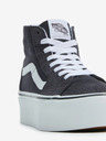 Vans Sötétszürke női boka szarvasbőr tornacipő VANS UA SK8-Hi Tapered Stackform