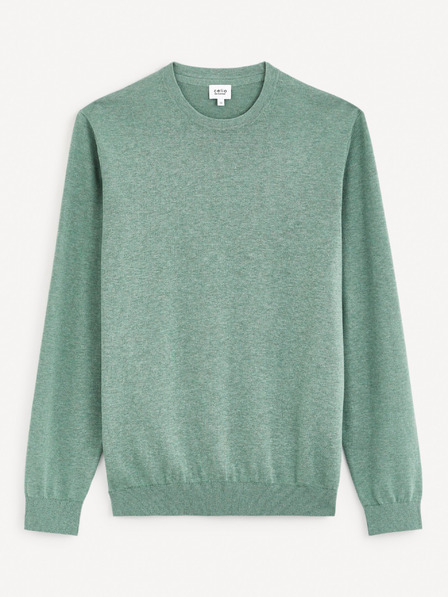 Celio Zöld férfi alap pulóver Celio Decoton