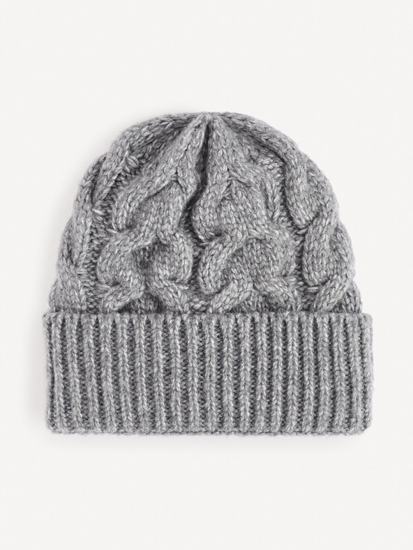 Celio Szürke férfi téli sapka Celio Fibeasnow