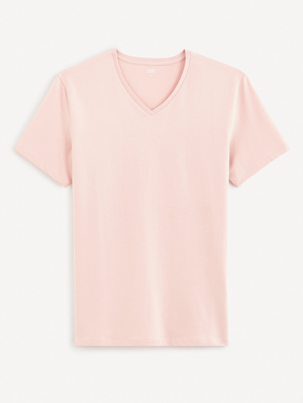 Celio Rózsaszín férfi basic ing Celio Neuniv