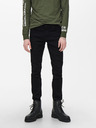 ONLY & SONS Fekete slim fit farmernadrág ONLY & SONS Loom