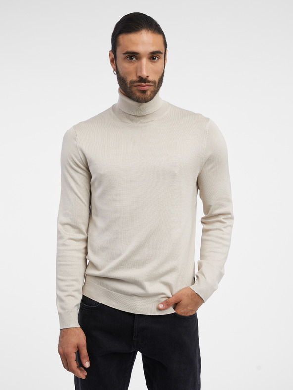ONLY & SONS Bézs színű férfi garbó ONLY & SONS Wyler