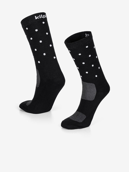 Kilpi Fekete uniszex pöttyös zokni Kilpi DOTS