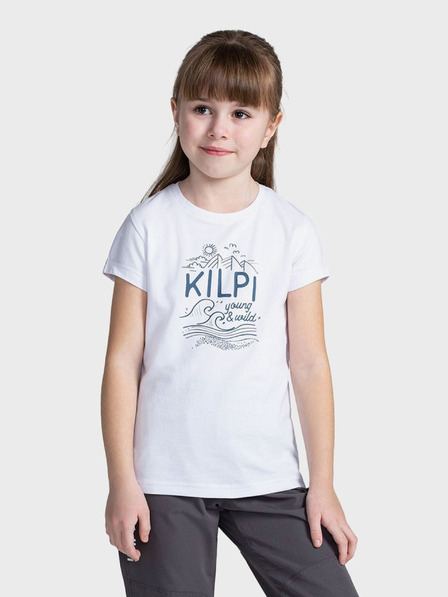 Kilpi Fehér gyerek nyomtatott póló Kilpi MALGA