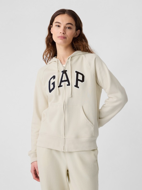 GAP Cipzáros pulóver logóval GAP