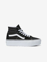 Vans Fekete női bokabőr platformos tornacipő VANS Sk8-Hi Tapered Stackform
