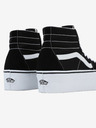 Vans Fekete női bokabőr platformos tornacipő VANS Sk8-Hi Tapered Stackform