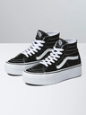 Vans Fekete női bokabőr platformos tornacipő VANS Sk8-Hi Tapered Stackform