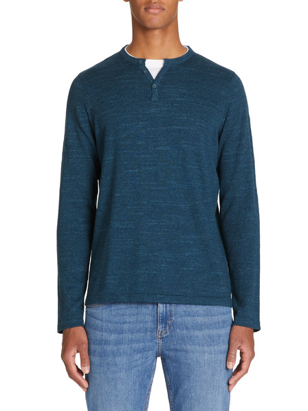 Celio Gelano henley pulóver