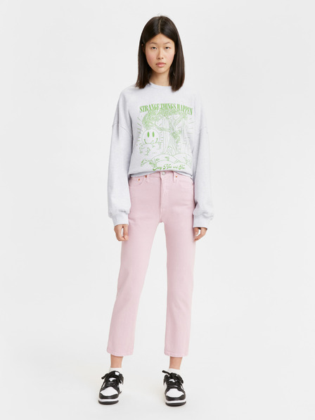 Levi's® 501 Crop Dark Lilac Farmernadrág