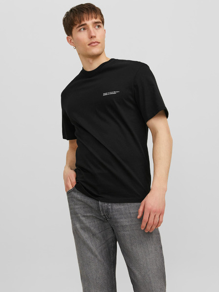Jack & Jones Fekete férfi Jack & Jones Vesterbro póló