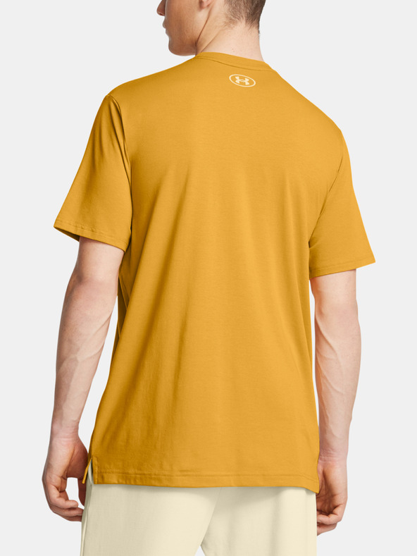 Under Armour UA Project Rock Made Not Born SS Póló Sárga termék 2. képe