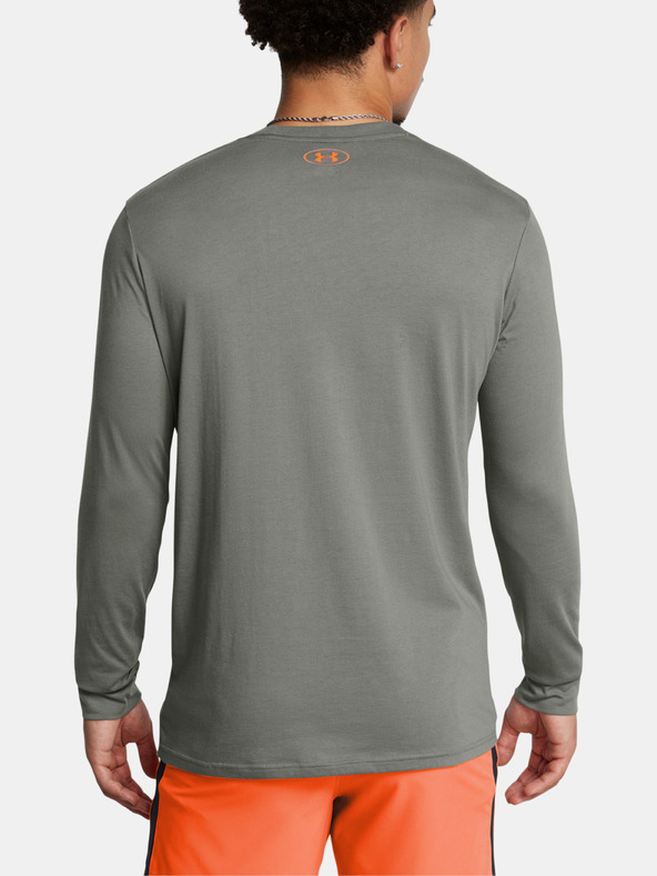 Under Armour UA Project Rock Brahma Bull LS Póló Zöld termék 2. képe