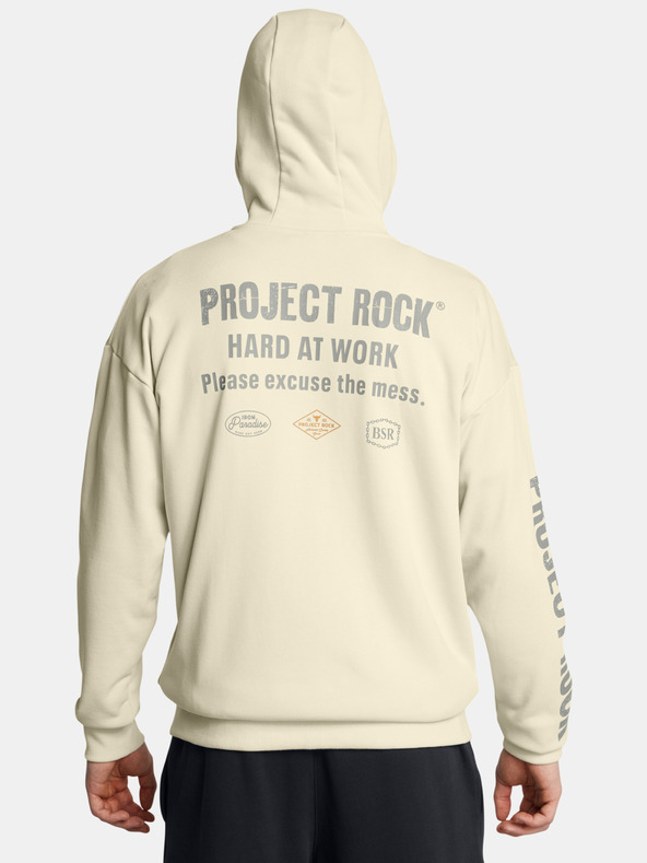 Under Armour Project Rock HWT FZ Tools Melegítőfelsők Barna termék 2. képe