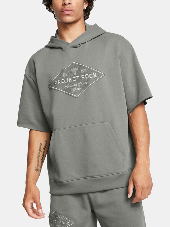 Under Armour Project Rock HWT SS Hdy Tools Melegítőfelsők Zöld akciós termékkép 1