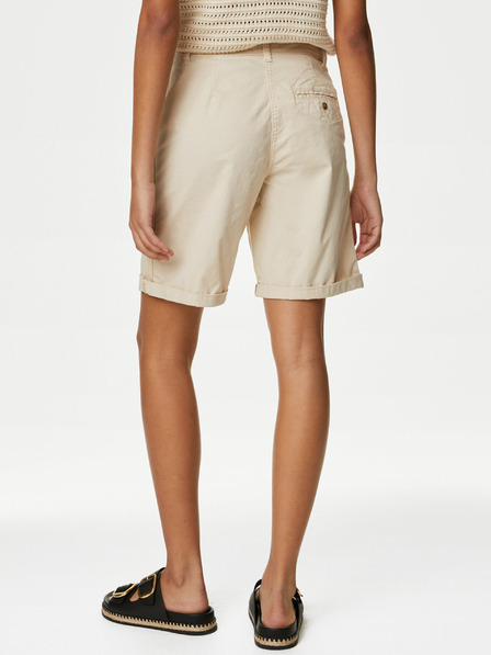 Marks & Spencer Bézs színű női chino rövidnadrág Marks & Spencer