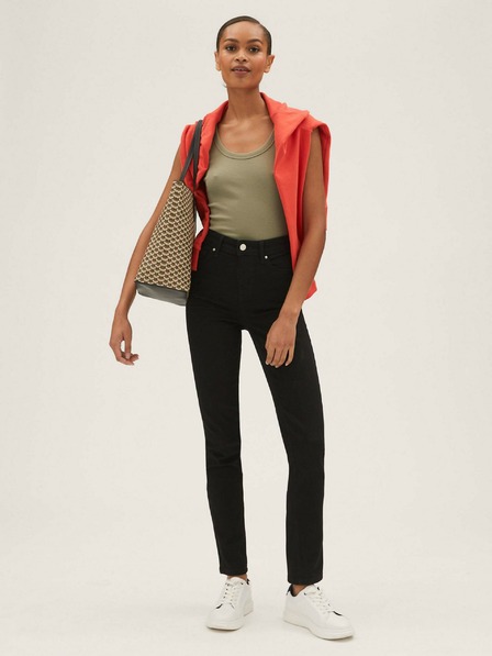 Marks & Spencer Fekete Marks & Spencer női Slim Fit farmer Lily