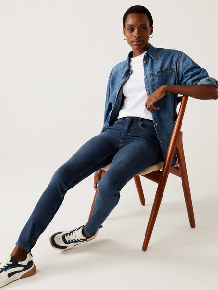 Marks & Spencer Sötétkék női slim fit farmer Marks & Spencer