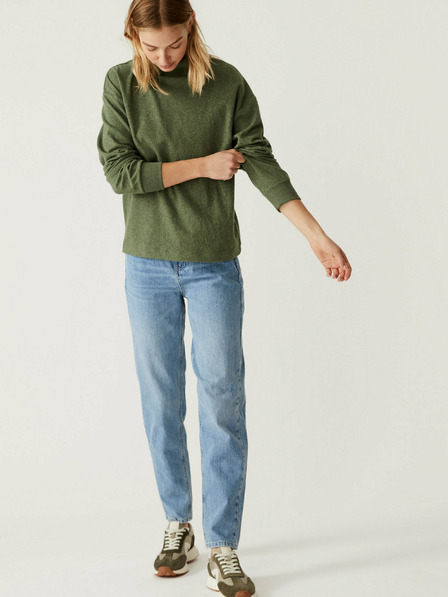 Marks & Spencer Női kék magas derekú mom fit farmernadrág Marks & Spencer