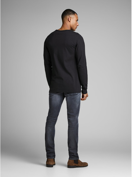 Jack & Jones Jack & Jones fekete férfi alap póló