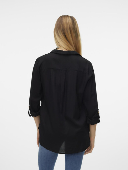 Vero Moda Fekete Vero Moda Bumpy női blúz