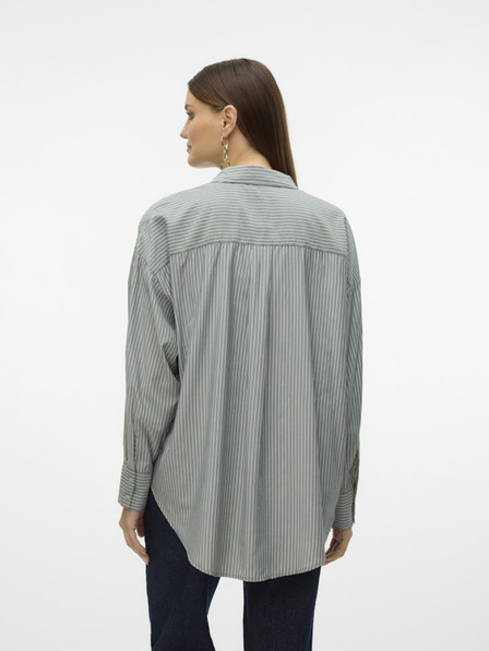 Vero Moda Fehér és zöld női csíkos ing Vero Moda Nora Vero Moda Nora
