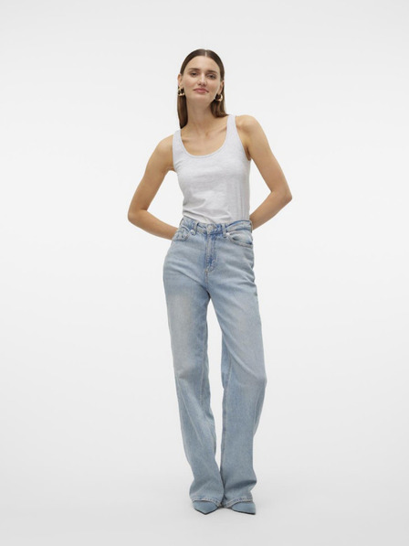 Vero Moda Világosszürke Vero Moda Lulu női trikó felső