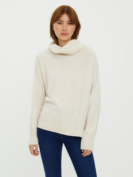 Vero Moda VERO MODA VERO MODA Doffy krémszínű garbó