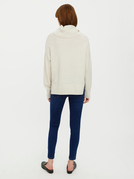Vero Moda VERO MODA VERO MODA Doffy krémszínű garbó
